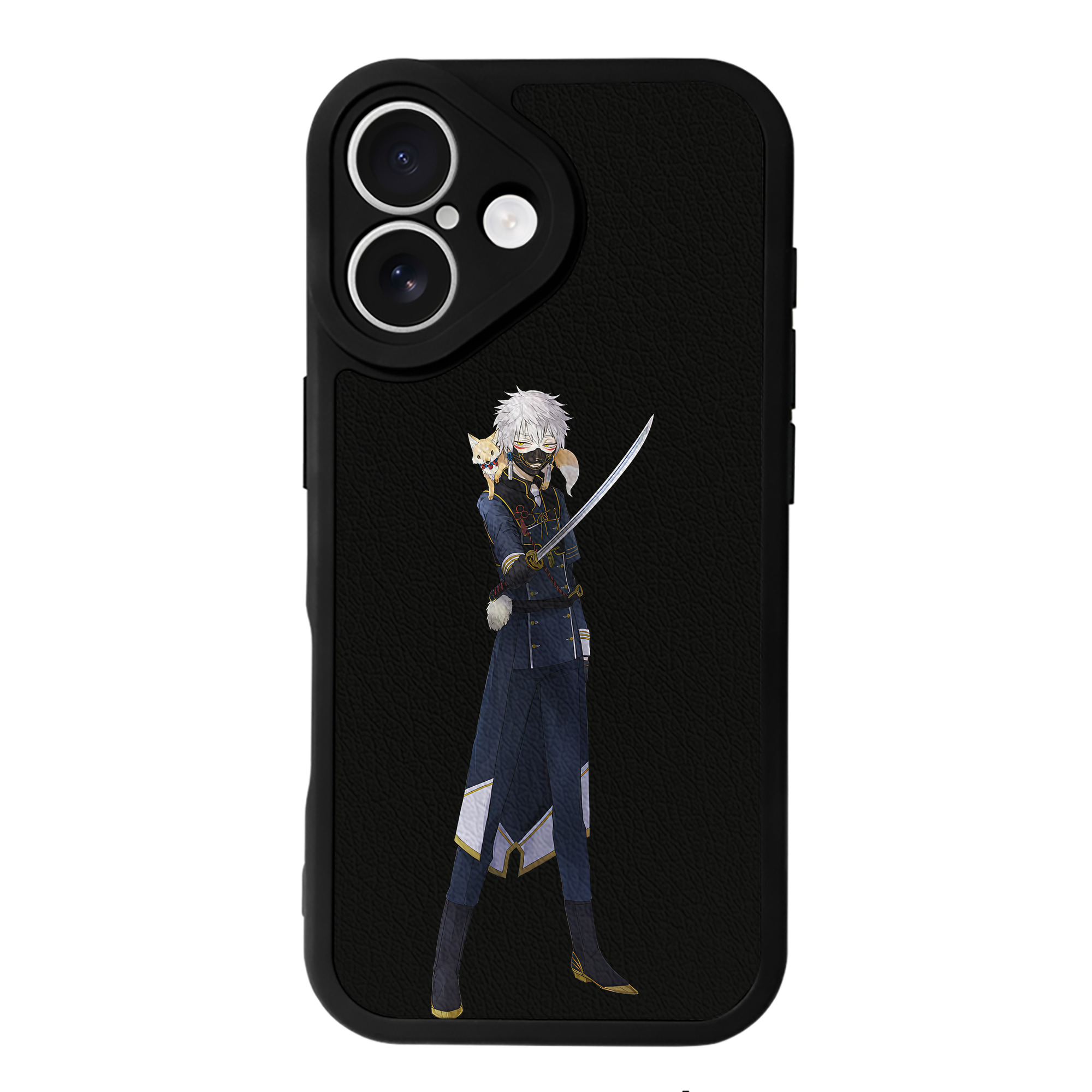 （画像用） 刀剣乱舞 Touken Ranbu 【iPhone 16シリーズ対応】シリコンスマホケース（レザー調） 材質：シリコン